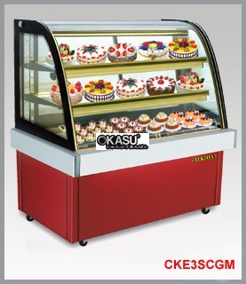 Tủ trưng bày bánh kem kính cong OKASU OKA-CKE3SCGM