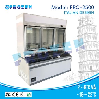 Tủ dưới đông trên mát Frozen FRC-2500